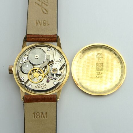 Universal Genève Vintage 18k gold case ref. 10410