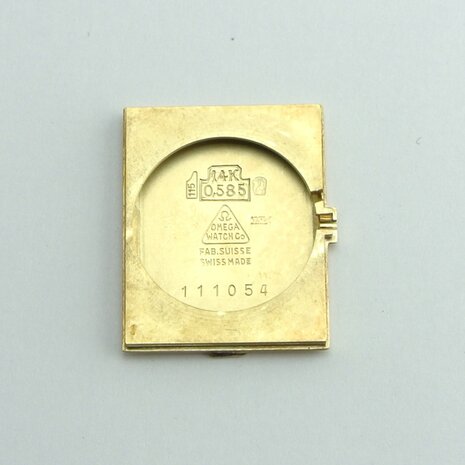 Omega Tank 14k gold case ref 111.054