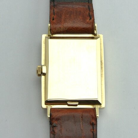 Omega Tank 14k gold case ref 111.054