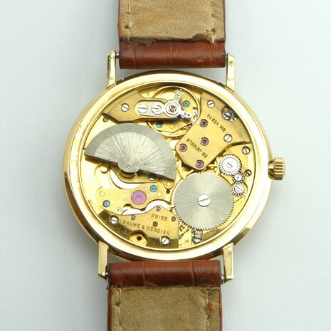 Baume & Mercier Baumatic 18k gold case ref 35048.2