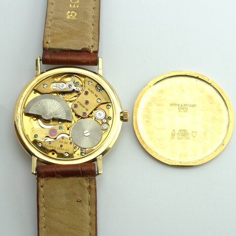 Baume & Mercier Baumatic 18k gold case ref 35048.2