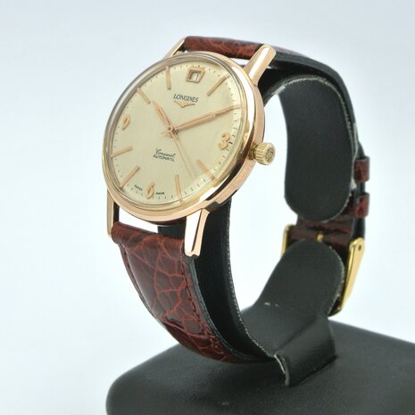 Longines Conquest Automatic 18k rose gold case ref 9025 4