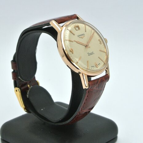 Longines Conquest Automatic 18k rose gold case ref 9025 4