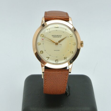 Movado Tempomatic | 18k rose gold case | ref 6192